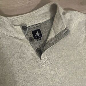 johnnie-O Gray Henley Shirt